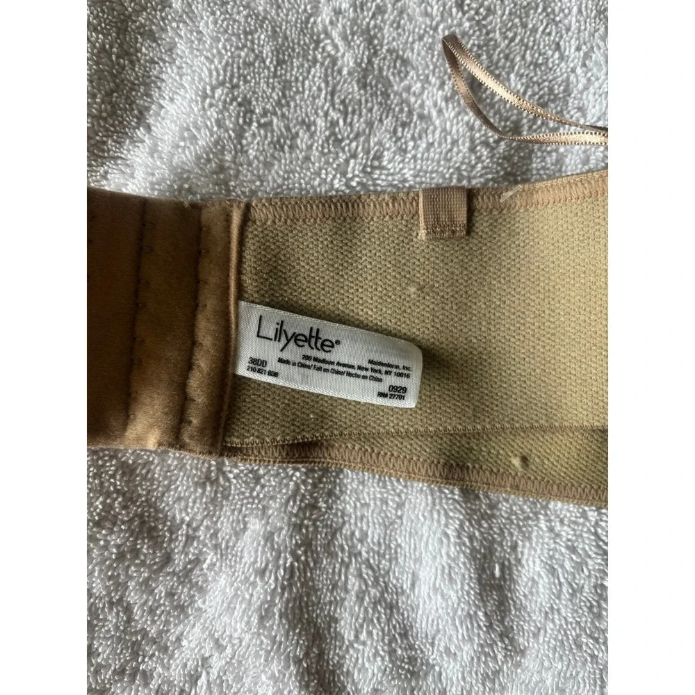 38DD‎ Lilyette Tailored Strapless Underwire Bra Nude